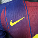 FC Barcelona 2025/26 Home Jersey – Player Version – Long Sleeve