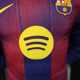 FC Barcelona 2025/26 Home Jersey – Player Version – Long Sleeve