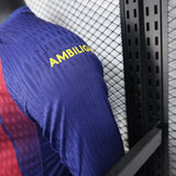 FC Barcelona 2025/26 Home Jersey – Player Version – Long Sleeve