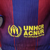 FC Barcelona 2025/26 Home Jersey – Player Version – Long Sleeve