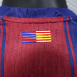 FC Barcelona 2025/26 Home Jersey – Player Version – Long Sleeve