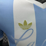 Argentina 2025 Home Jersey – Player Version – Messi – Blue