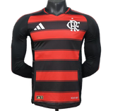 Flamengo 2025/26 Home Jersey – Player Version – Long Sleeve