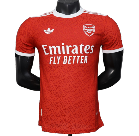 Arsenal 2025/26 Pre – Match Training Top – Player Version – Special Edition – Red