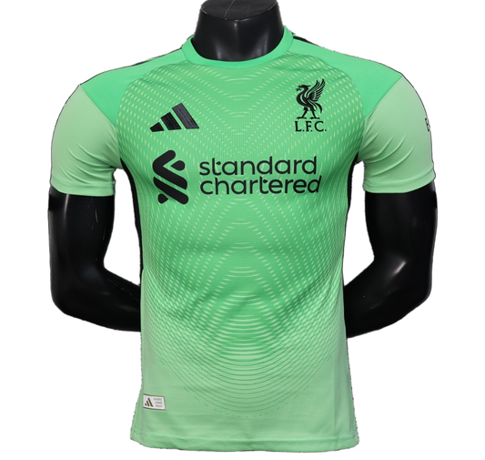 Liverpool 2025/26 Goalkeeper Jersey – Player Version – Green