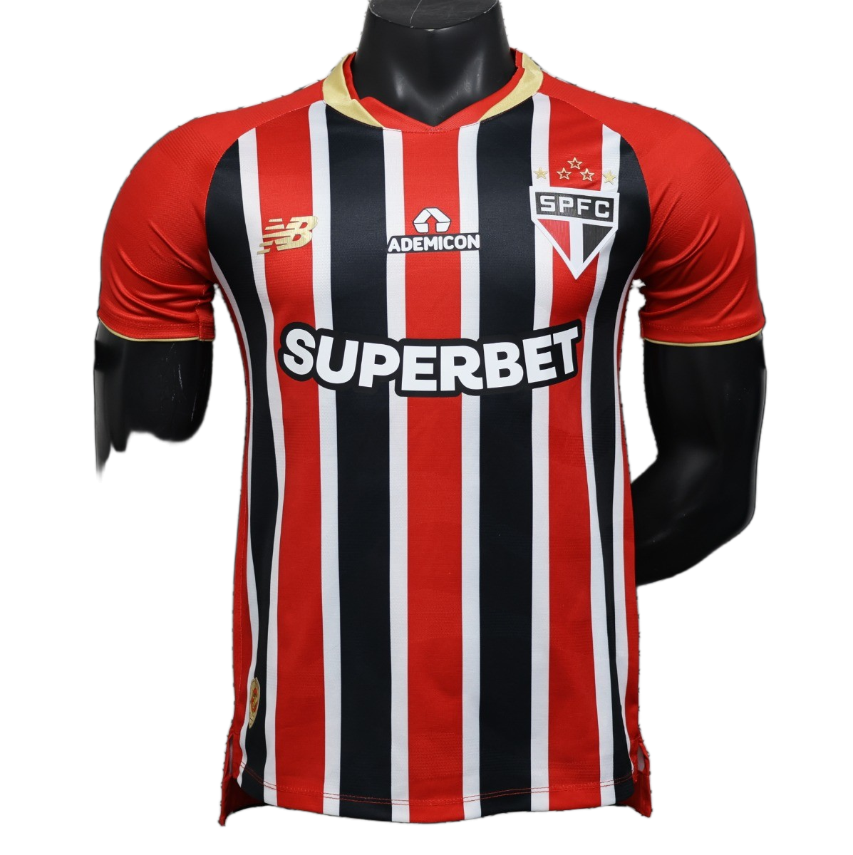 São Paulo 2025/26 Home Jersey – Player Version – All Sponsors