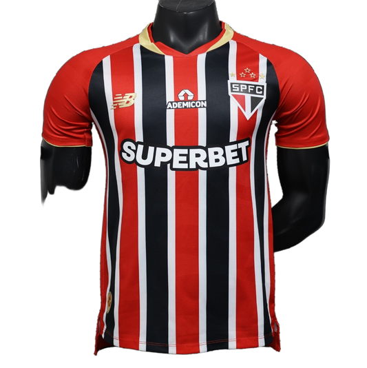 São Paulo 2025/26 Home Jersey – Player Version – All Sponsors