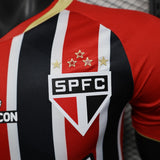 São Paulo 2025/26 Home Jersey – Player Version – All Sponsors