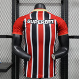São Paulo 2025/26 Home Jersey – Player Version – All Sponsors