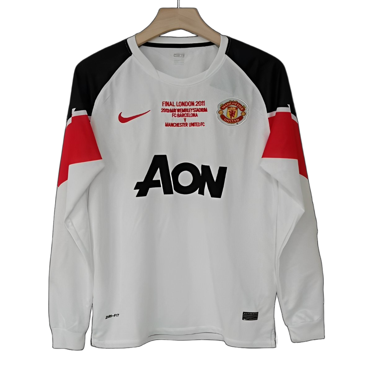 Manchester United 2010/11 Away Jersey – Long Sleeve – Retro Version