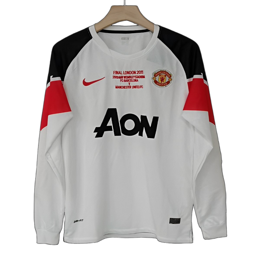 Manchester United 2010/11 Away Jersey – Long Sleeve – Retro Version