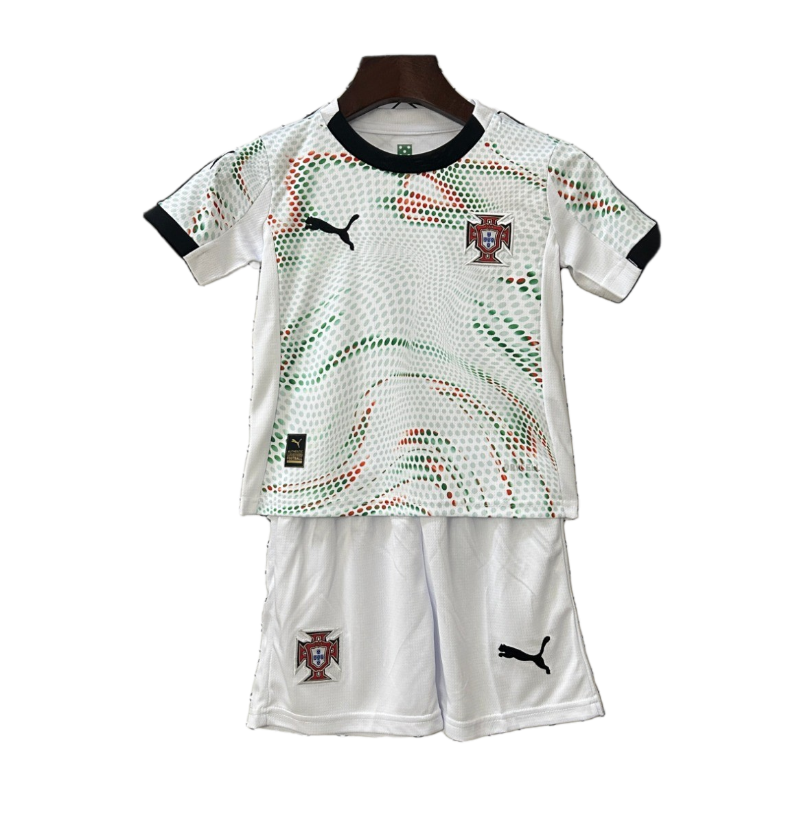 Portugal 2025 Away Kids Kit – White