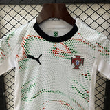 Portugal 2025 Away Kids Kit – White