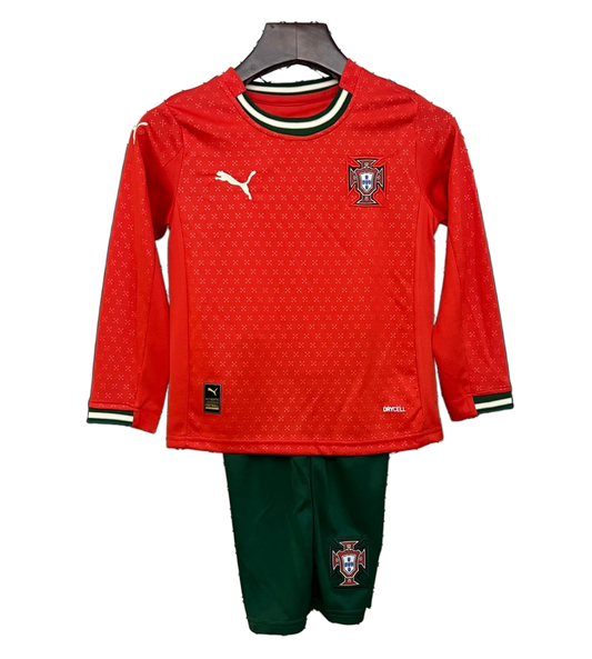 Portugal 2025 Home Kids Kit – Long Sleeve