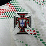 Portugal 2025 Away Kids Kit – Long Sleeve – White