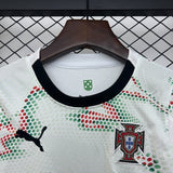 Portugal 2025 Away Kids Kit – Long Sleeve – White