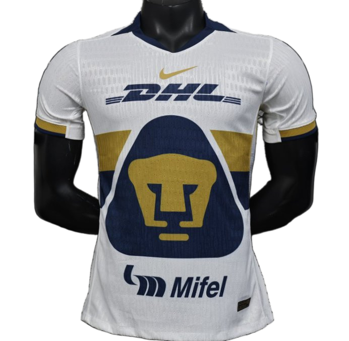 Club América 2025/26 Away Jersey – Player Version – White/Navy/Gold