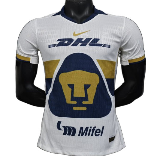 Club América 2025/26 Away Jersey – Player Version – White/Navy/Gold