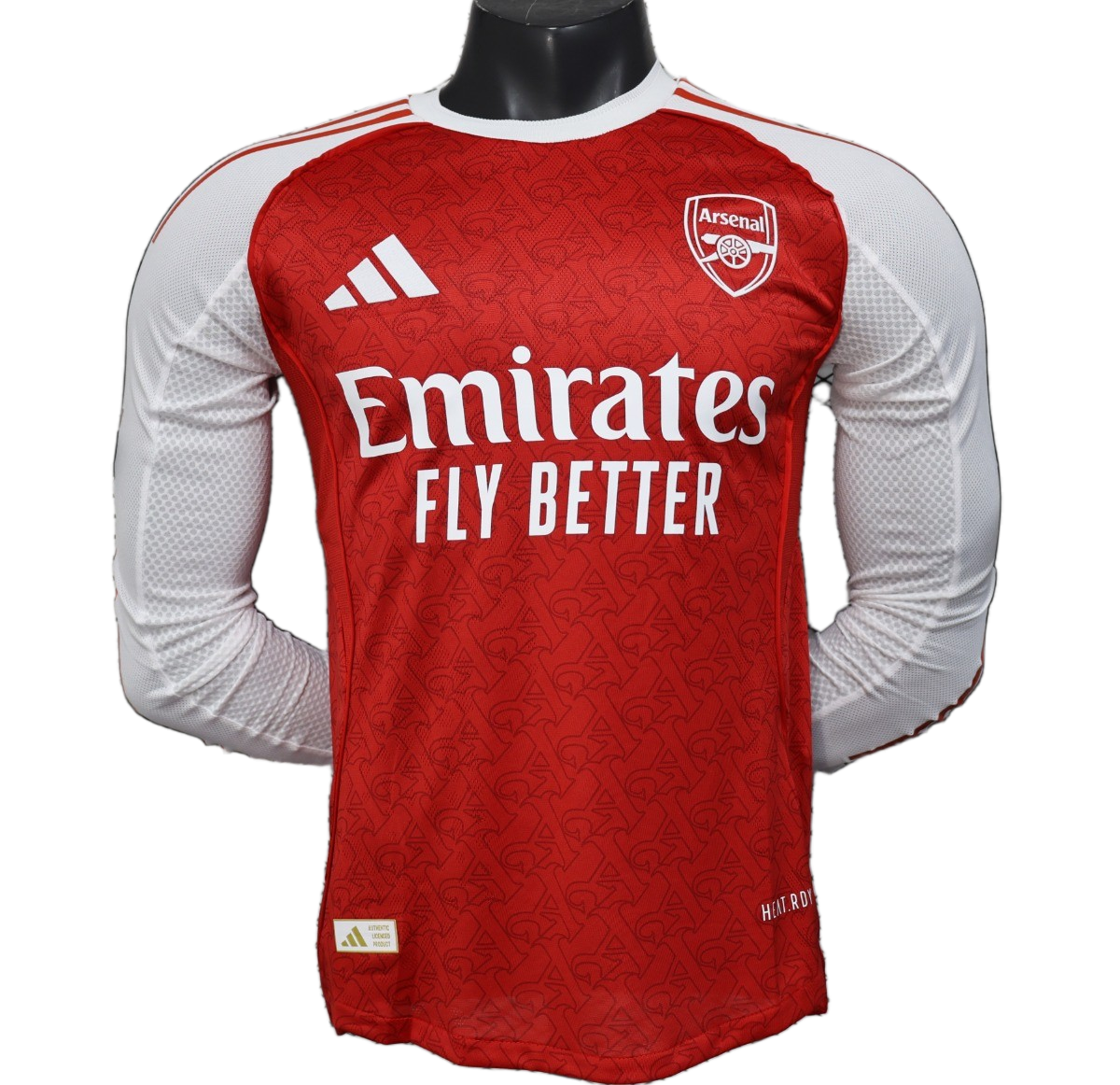 Arsenal 2025/26 Home Jersey – Player Version – Long Sleeve