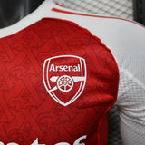 Arsenal 2025/26 Home Jersey – Player Version – Long Sleeve