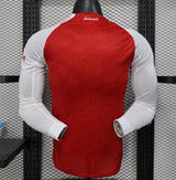 Arsenal 2025/26 Home Jersey – Player Version – Long Sleeve