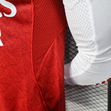 Arsenal 2025/26 Camisola principal – Versão jogador – Manga comprida