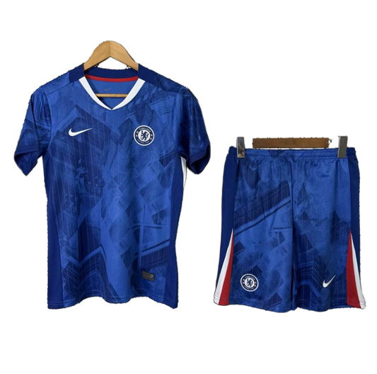 Chelsea 2025/26 Home Kids Kit
