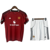 Manchester United 2025/26 Home Kids Kit