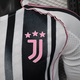 Juventus 2025/26 Home Jersey – Player Version – Long Sleeve