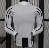 Juventus 2025/26 Home Jersey – Player Version – Long Sleeve