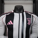 Juventus 2025/26 Camisola principal – Versão jogador – Manga comprida