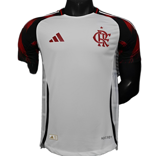 Flamengo 2025/26 Away Jersey – Player Version – White
