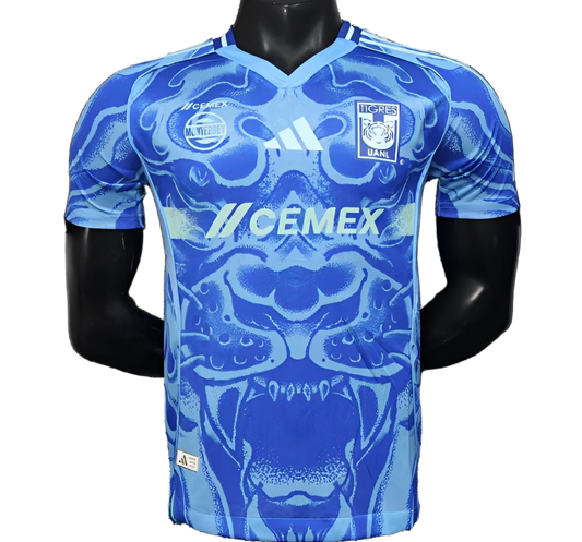 Tigres UANL 2025/26 Away Jersey – Player Version – Blue