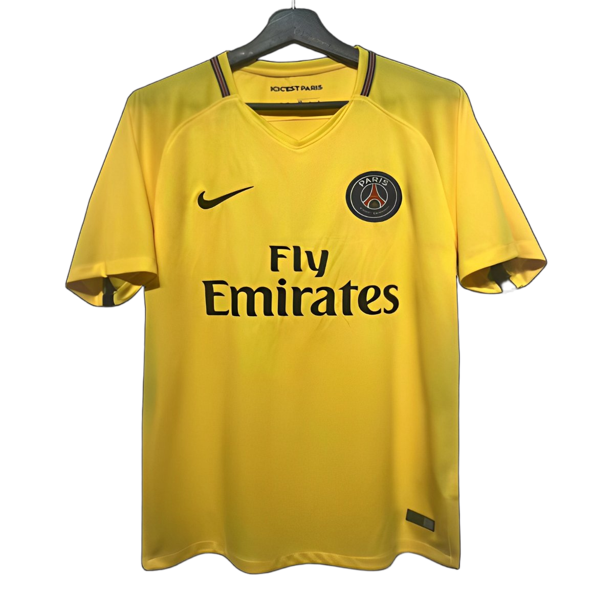 Paris Saint – Germain 2017/18 Away Jersey – Retro Version – Yellow