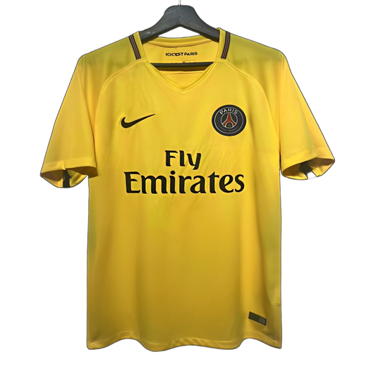 Paris Saint – Germain 2017/18 Away Jersey – Retro Version – Yellow