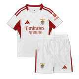 Benfica 2025/26 Third Kids Kit – White