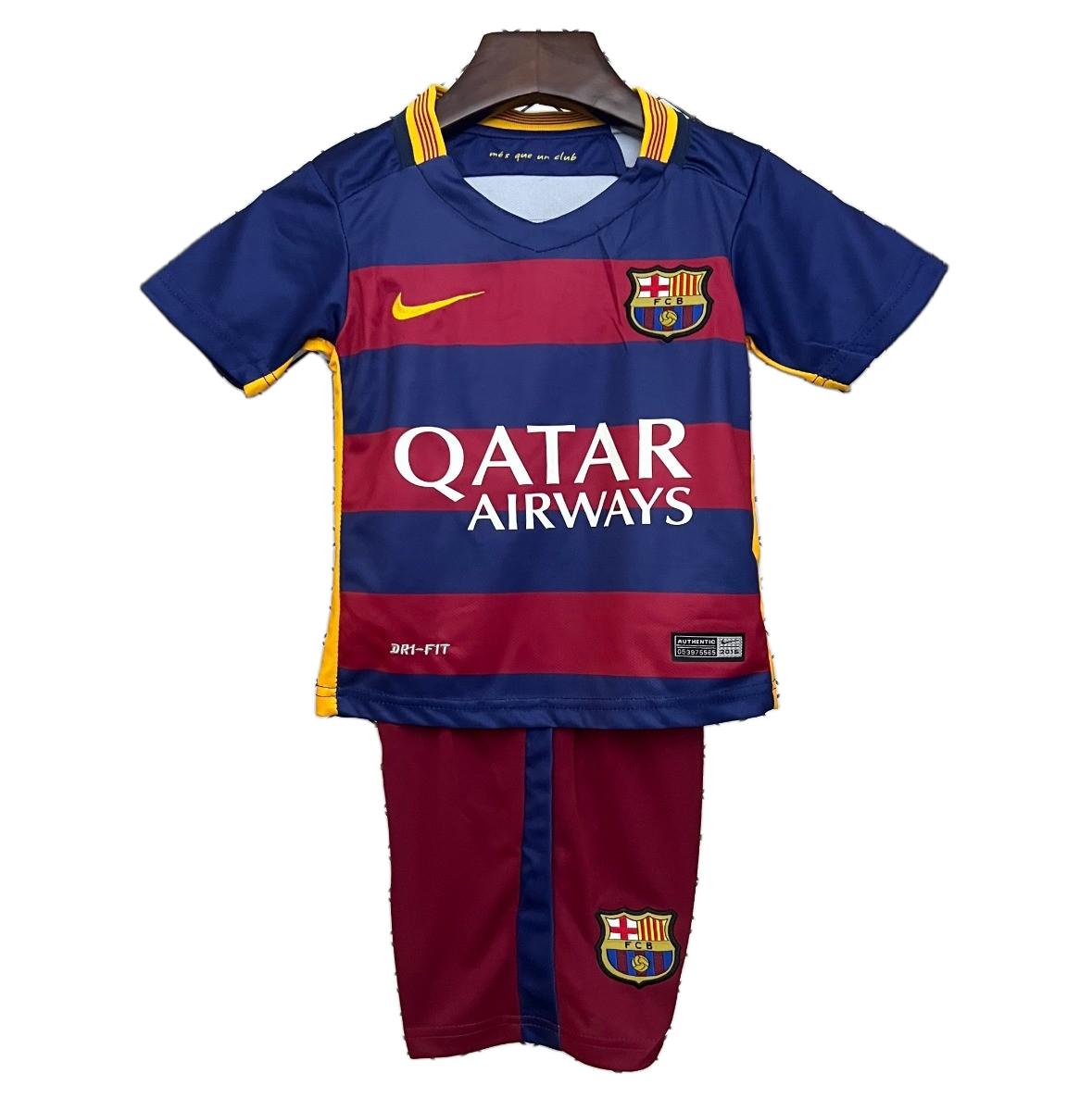 FC Barcelona 2015/16 Home Kids Kit – Retro Version