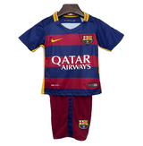 FC Barcelona 2015/16 Home Kids Kit – Retro Version