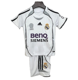 Real Madrid 2006/07 Home Kids Kit – Retro Version