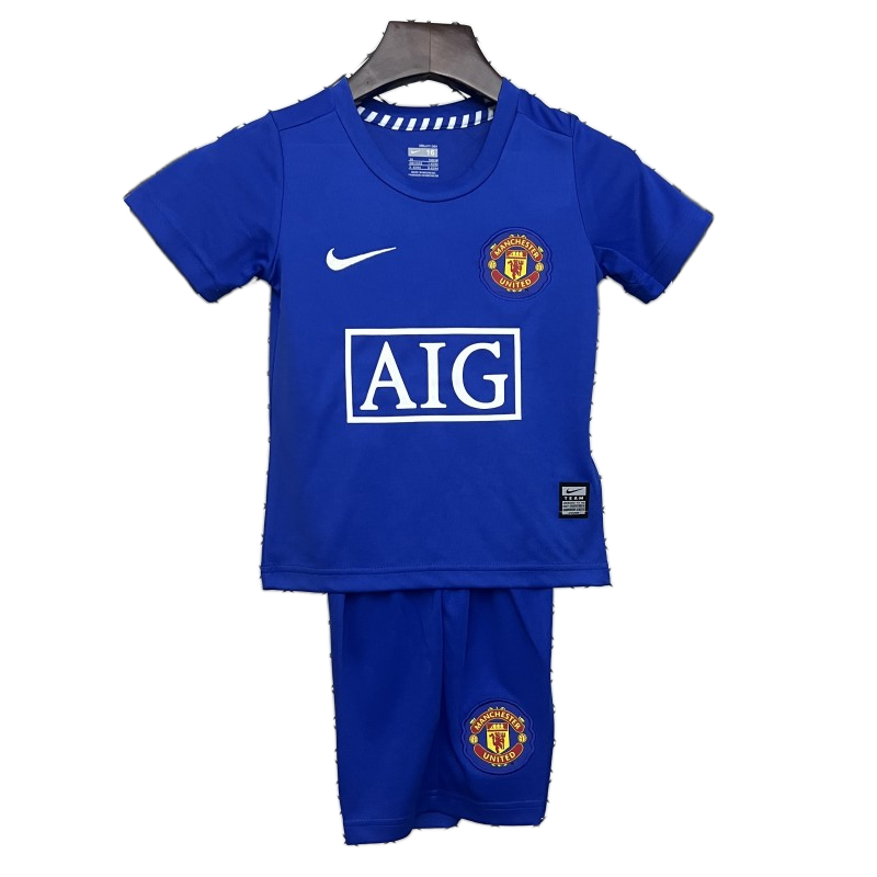 Manchester United 2008/09 Away Kids Kit – Retro Version