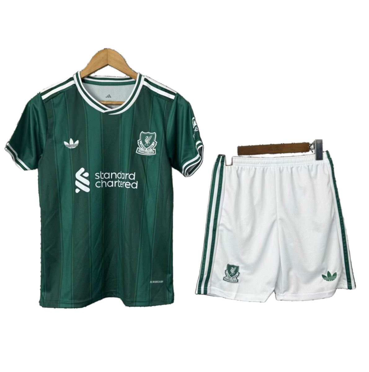 Liverpool 2025/26 Third Kids Kit – Green