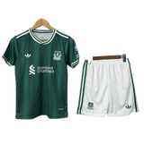 Liverpool 2025/26 Third Kids Kit – Green