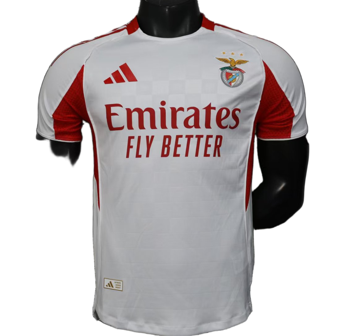 Benfica 2025/26 Third Jersey – Player Version – White
