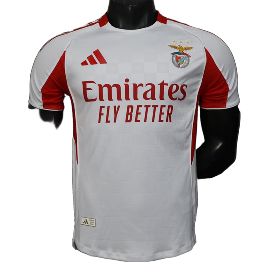 Benfica 2025/26 Third Jersey – Player Version – White