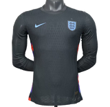 England 2025 Away Jersey – Player Version – Long Sleeve – Black