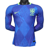 Brazil 2025 Away Jersey – Player Version – Long Sleeve