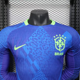 Brazil 2025 Away Jersey – Player Version – Long Sleeve