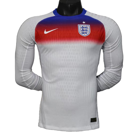 England 2025 Home Jersey – Player Version – Long Sleeve