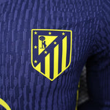 Atlético Madrid 2025/26 Away Jersey – Player Version – Long Sleeve – Blue