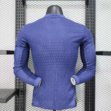Atlético Madrid 2025/26 Away Jersey – Player Version – Long Sleeve – Blue